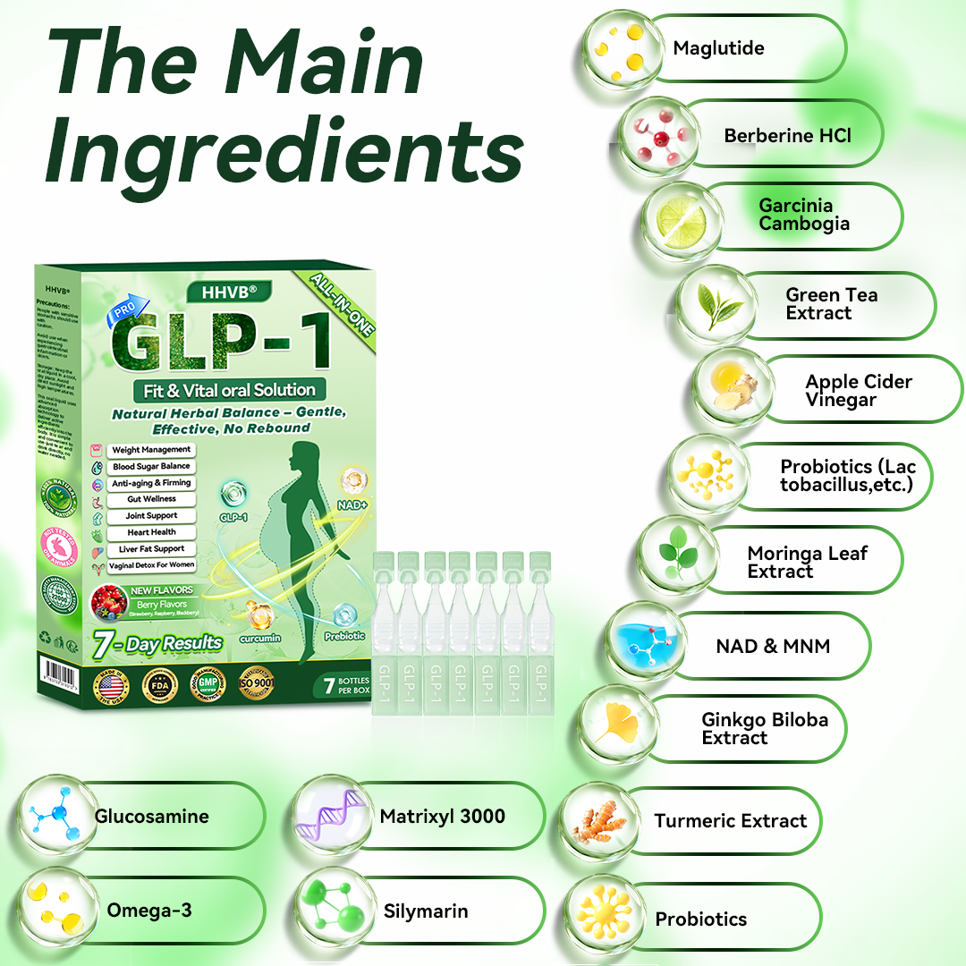 (HHVB®) 🔥 Only 6 boxes left! Get 30% off today! The GLP-1 oral solution helps manage weight and blood sugar, with lasting results in 4–6 boxes. Don’t wait—act fast!